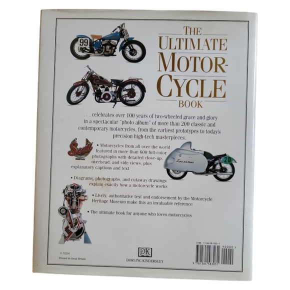 The Ultimate Motorcycle Book by Hugo Wilson 1993 Great Britain Hardcover - Picture 2 of 2